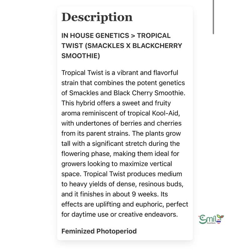 Tropical Twist — 5