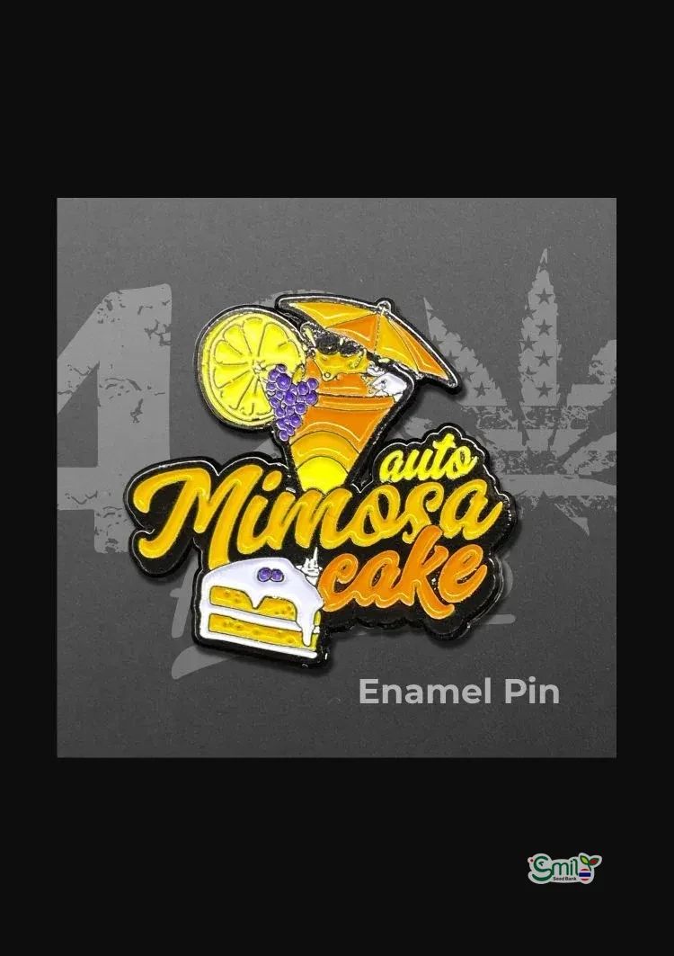 Enamel Pin Mimosa Cake