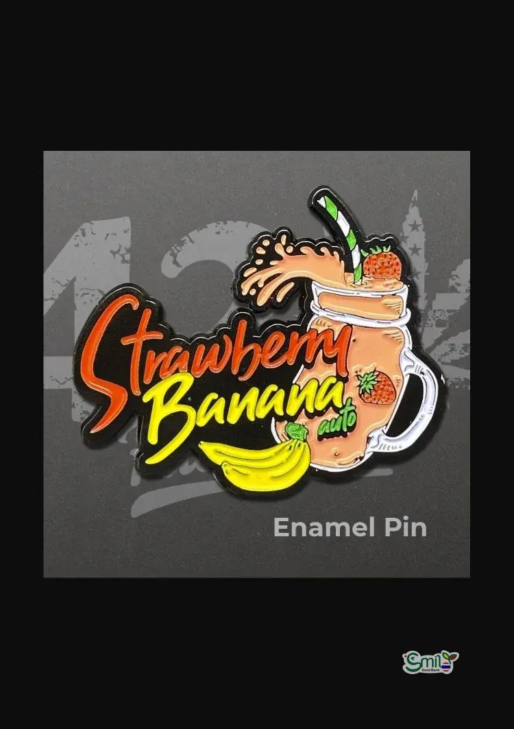 Enamel Pin Strawberry Banana