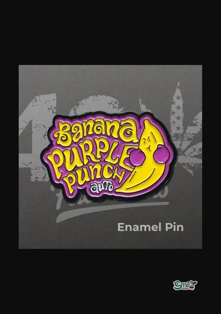 Enamel Pin Banana Purple Punch