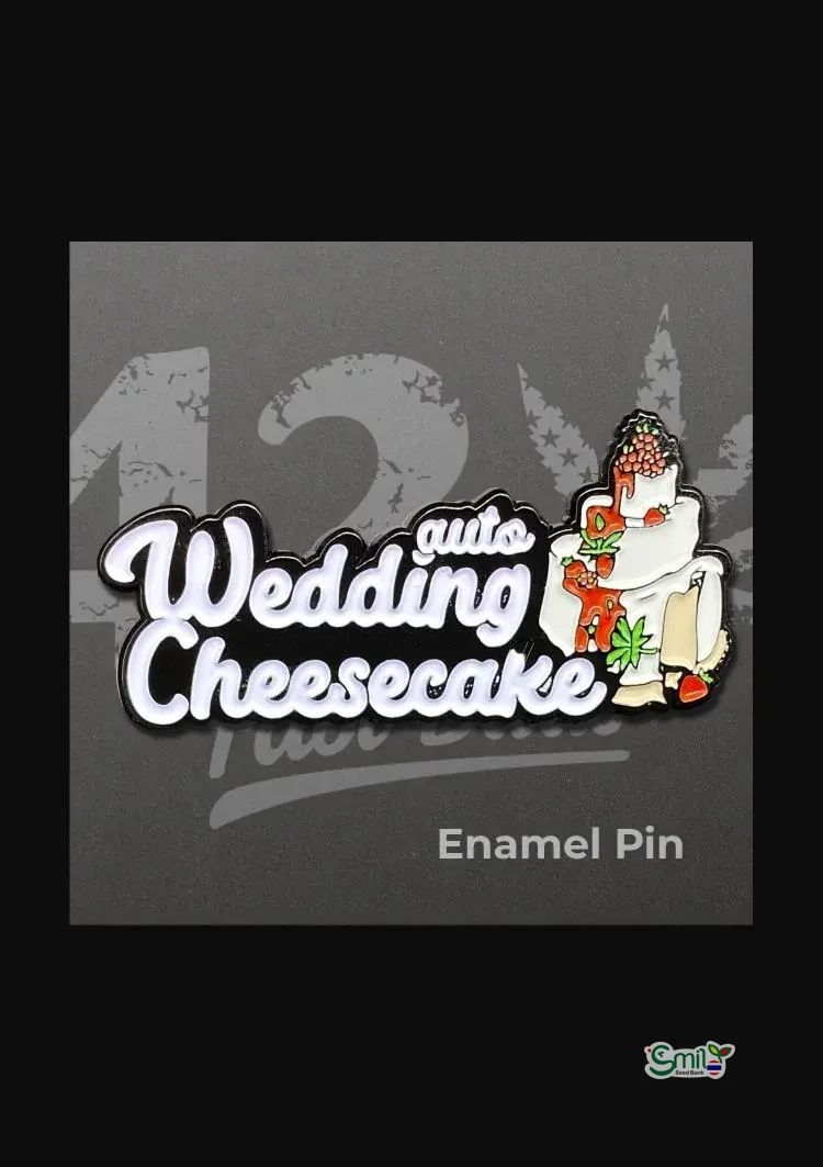 Enamel Pin Wedding Cheesecake