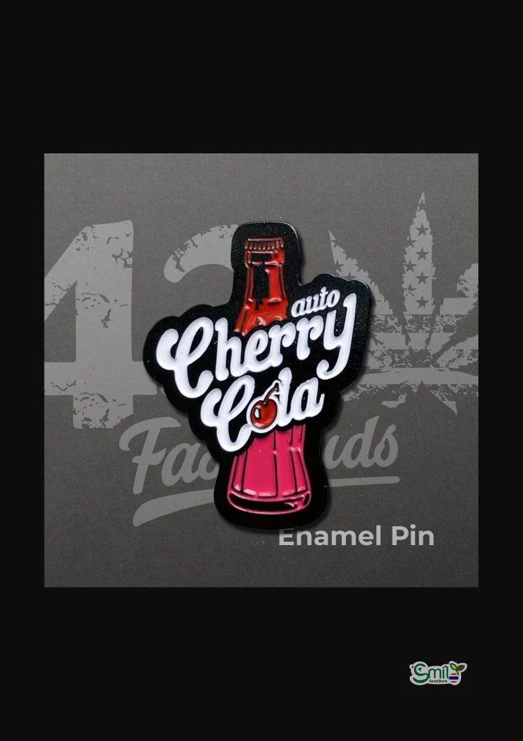 Enamel Pin Cherry Cola