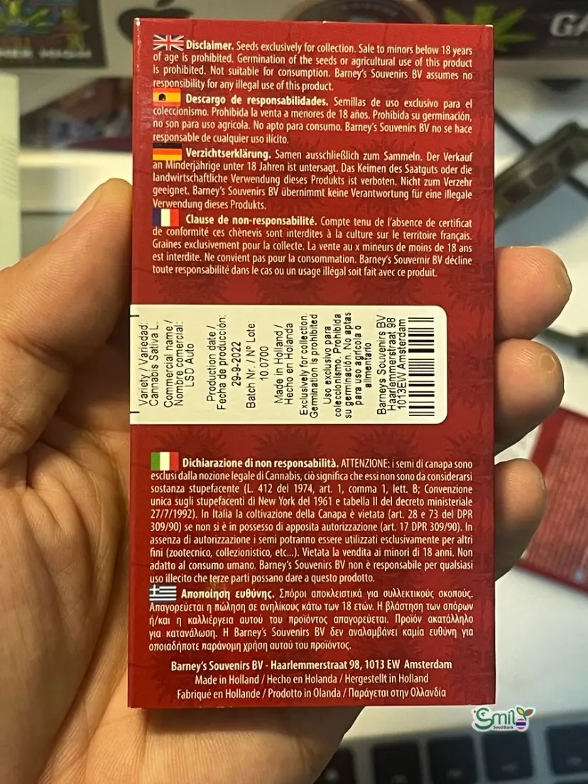 Barney's Farm LSD Auto — 3